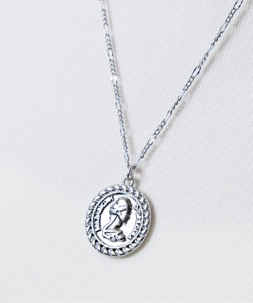 SETUP7(セットアップセブン)の「【SETUP7】(追加生産)コインネックレス TTS3006 INF ※(ネックレス・レディース・シルバー/ゴールド/シルバー系その他/シルバー系その他3/ゴールド系その他2/ゴールド系その他3・FREE)」の2枚目の写真
