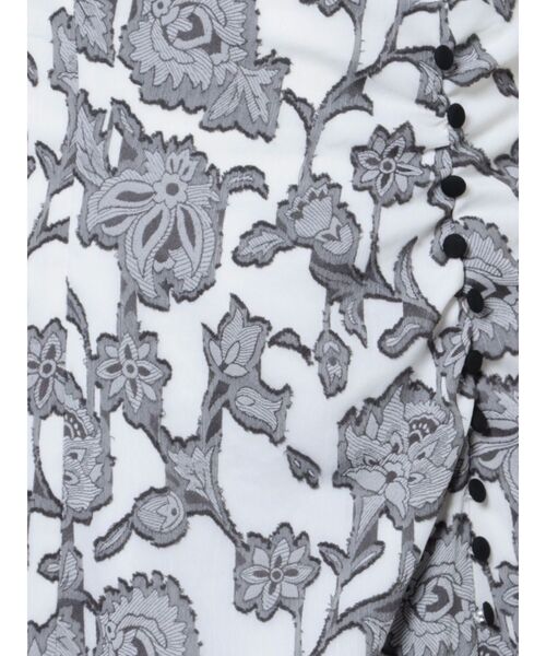 LAGUNAMOON（ラグナムーン）の「アシンメトリージャガードフレアスカート（スカート・レディース・ブラック/アイボリー・SMALL/MEDIUM）」の11枚目の写真