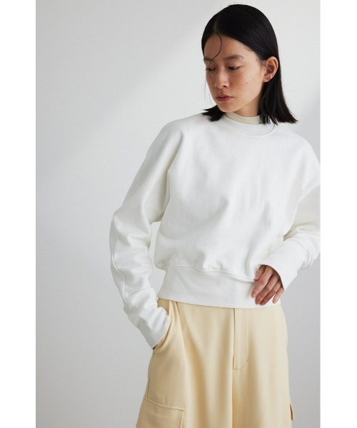 STYLEMIXER(スタイルミキサー)の「ドルマンミニマムスウェット(スウェット・レディース・ブラック/ホワイト/サックスブルー・FREE)」の9枚目の写真