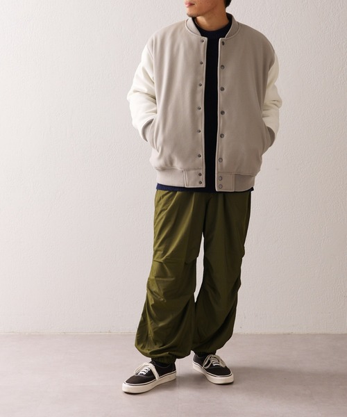 CIAOPANIC TYPY（チャオパニックティピー）の「【WEB限定】【ユニセックス】パラシュートタックナイロンイージーワイドパンツ（カーゴパンツ・メンズ・ベージュ系その他/ブラック/チャコールグレー/ネイビー/オリーブ・M/L）」の11枚目の写真