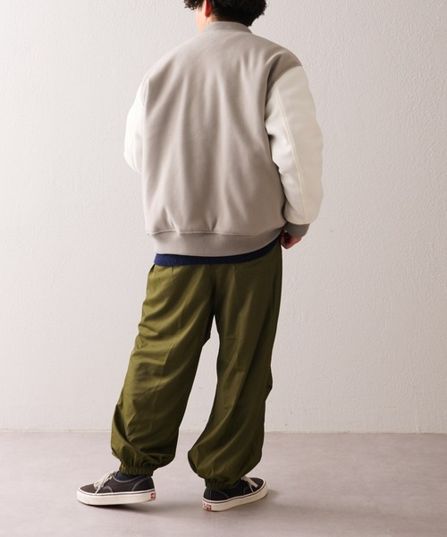 CIAOPANIC TYPY（チャオパニックティピー）の「【WEB限定】【ユニセックス】パラシュートタックナイロンイージーワイドパンツ（カーゴパンツ・メンズ・ベージュ系その他/ブラック/チャコールグレー/ネイビー/オリーブ・M/L）」の13枚目の写真