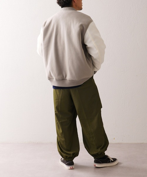 CIAOPANIC TYPY（チャオパニックティピー）の「【WEB限定】【ユニセックス】パラシュートタックナイロンイージーワイドパンツ（カーゴパンツ・メンズ・ベージュ系その他/ブラック/チャコールグレー/ネイビー/オリーブ・M/L）」の14枚目の写真