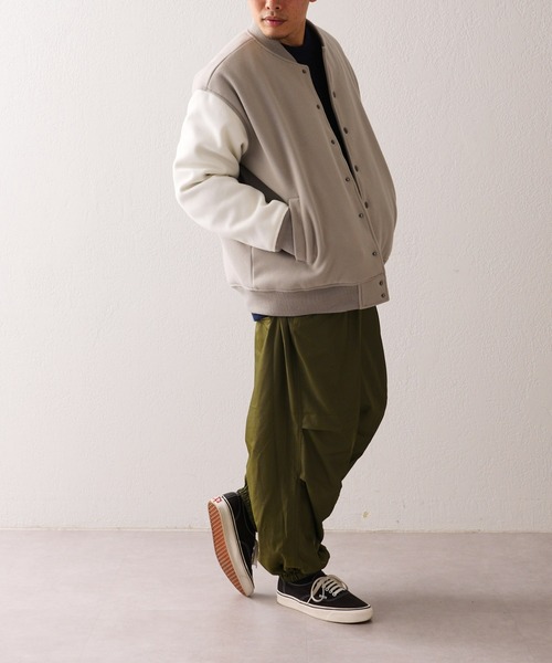 CIAOPANIC TYPY（チャオパニックティピー）の「【WEB限定】【ユニセックス】パラシュートタックナイロンイージーワイドパンツ（カーゴパンツ・メンズ・ベージュ系その他/ブラック/チャコールグレー/ネイビー/オリーブ・M/L）」の15枚目の写真