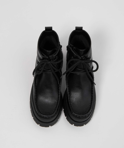 WEGO(ウィゴー)の「WEGO/モカブーツ(ブーツ・レディース・ブラック/キャメル・MEDIUM/LARGE)」の10枚目の写真