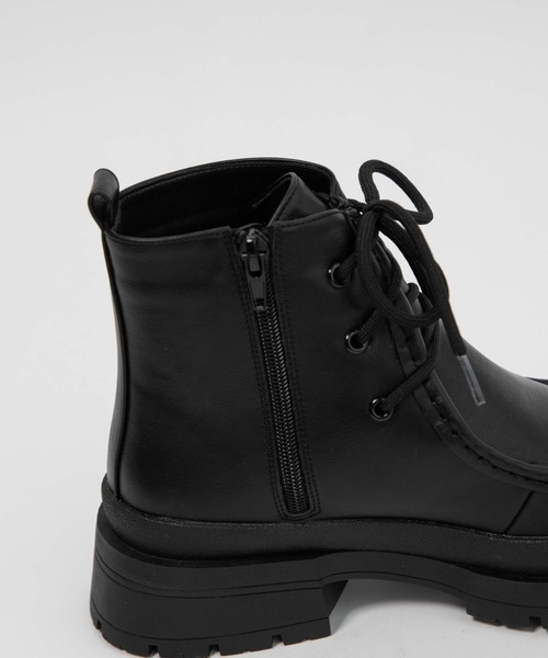 WEGO(ウィゴー)の「WEGO/モカブーツ(ブーツ・レディース・ブラック/キャメル・MEDIUM/LARGE)」の12枚目の写真