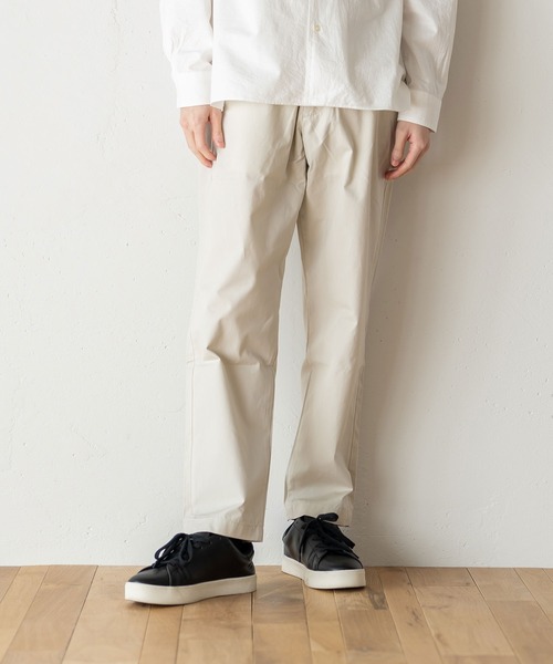 BRICK & SONS(ブリックアンドサンズ)の「VENTILE ストレートパンツ(スラックス・メンズ・ブラック/キナリ・S/M/L)」の4枚目の写真