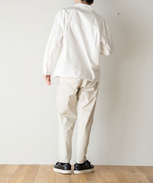 BRICK & SONS(ブリックアンドサンズ)の「VENTILE ストレートパンツ(スラックス・メンズ・ブラック/キナリ・S/M/L)」の7枚目の写真