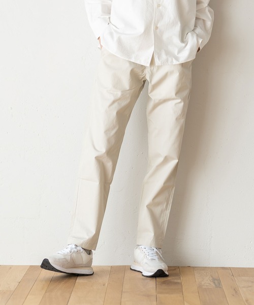 BRICK & SONS(ブリックアンドサンズ)の「VENTILE ストレートパンツ(スラックス・メンズ・ブラック/キナリ・S/M/L)」の8枚目の写真