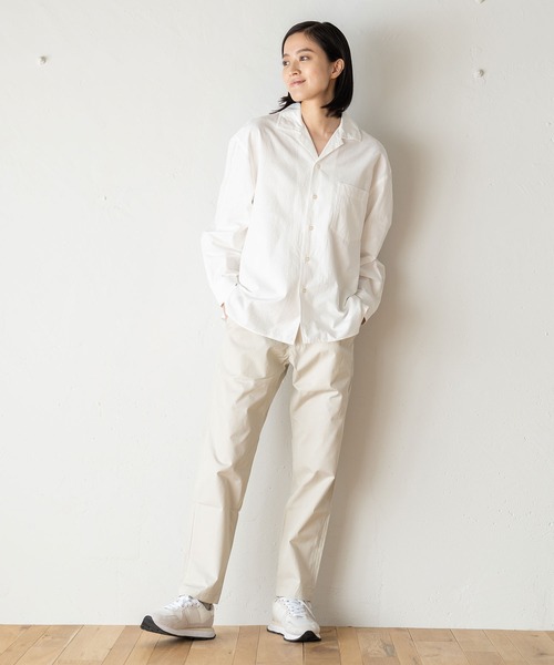 BRICK & SONS(ブリックアンドサンズ)の「VENTILE ストレートパンツ(スラックス・メンズ・ブラック/キナリ・S/M/L)」の9枚目の写真