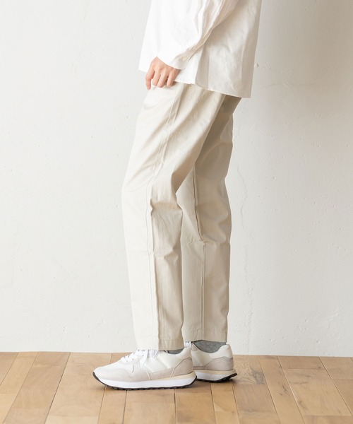 BRICK & SONS(ブリックアンドサンズ)の「VENTILE ストレートパンツ(スラックス・メンズ・ブラック/キナリ・S/M/L)」の10枚目の写真