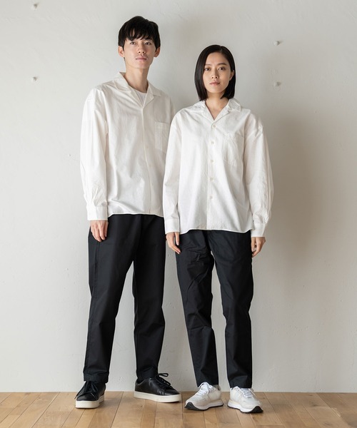 BRICK & SONS(ブリックアンドサンズ)の「VENTILE ストレートパンツ(スラックス・メンズ・ブラック/キナリ・S/M/L)」の16枚目の写真