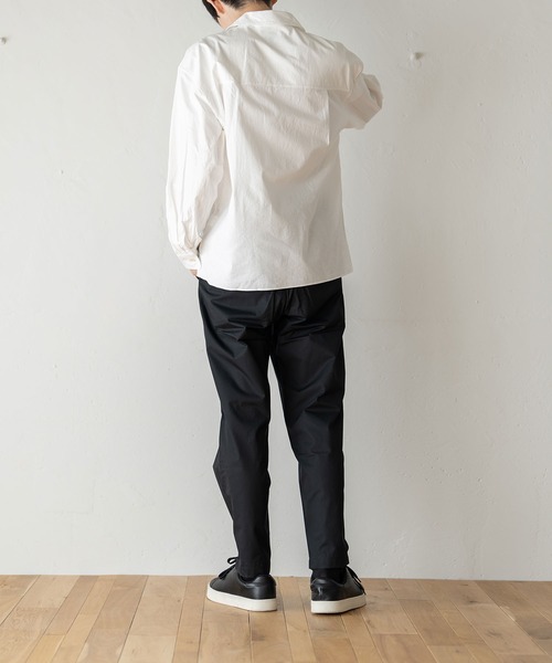 BRICK & SONS(ブリックアンドサンズ)の「VENTILE ストレートパンツ(スラックス・メンズ・ブラック/キナリ・S/M/L)」の20枚目の写真