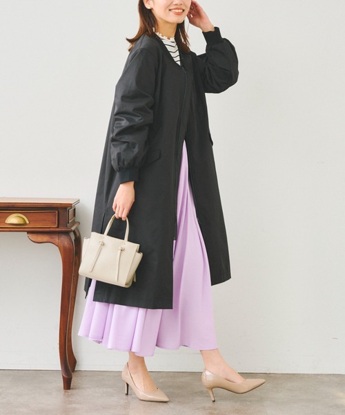 Chez toi（シェトワ）の「リヨセルタックギャザースカート（スカート・レディース・サックスブルー/アイボリー/パープル・FREE）」の19枚目の写真