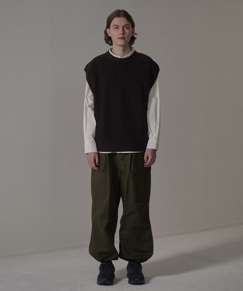 DOOPZ(ドープス)の「ネップニットベスト(ベスト・メンズ・ナチュラル/ブラウン・SMALL/MEDIUM/LARGE)」の19枚目の写真