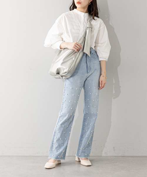 Chico（チコ）の「ポーチ付オーバルショルダーバッグ（ショルダーバッグ・レディース・アイボリー/ブラック/シルバー/ブルー・FREE）」の14枚目の写真