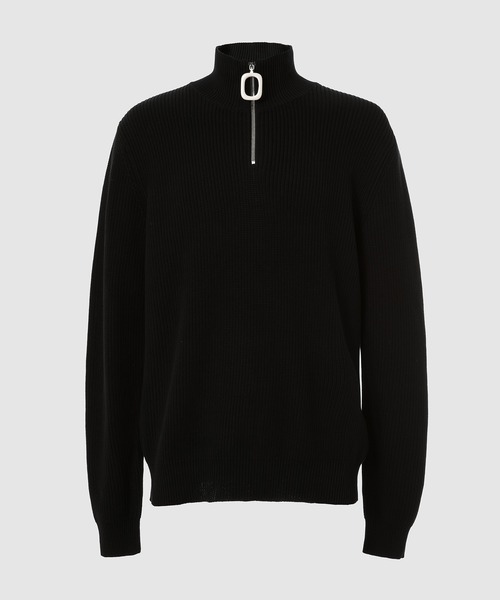 JW Anderson(ジェイダブリューアンダーソン)の「セーター(ニット/セーター・メンズ・ブラック/ベージュ・M/L)」の2枚目の写真