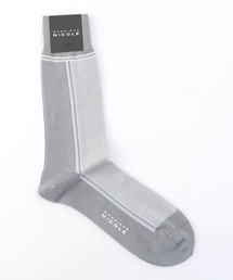 MONSIEUR NICOLE（ムッシュニコル）の「パネル クルーソックス（ソックス/靴下・メンズ）」