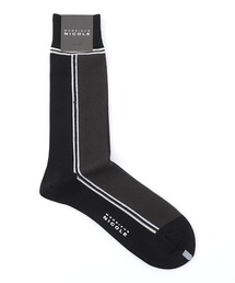 MONSIEUR NICOLE（ムッシュニコル）の「パネル クルーソックス（ソックス/靴下）」