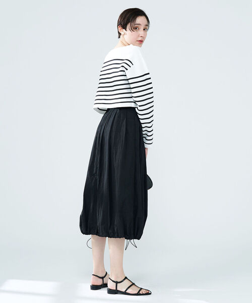 NOLLEY’S(ノーリーズ)の「◇【WEB限定】ボーダーショートカーディガン(カーディガン/ボレロ・レディース・ホワイト系その他4/ブルー系その他7・FREE)」の13枚目の写真