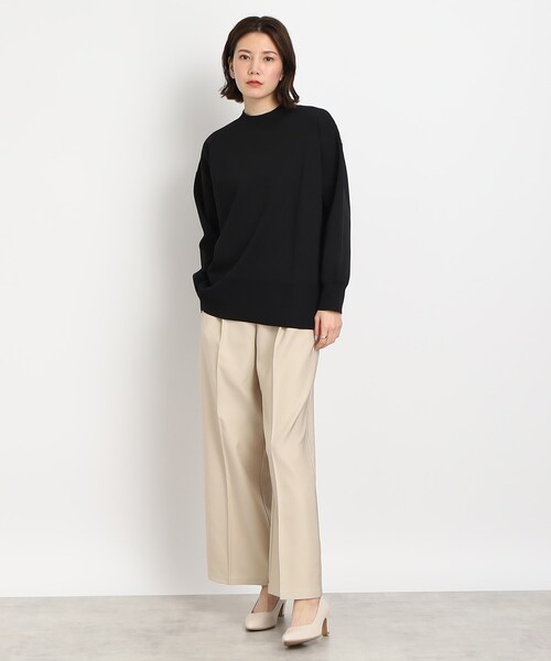 DRESKIP（ドレスキップ）の「◆後ろ姿も抜かりなく【セットアップ可】スポンディッシュニット（ニット/セーター・レディース・ブラック/ブルー/ナチュラル/レモンイエロー・02/03/04）」の21枚目の写真