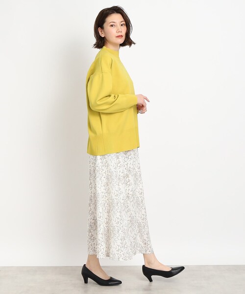 DRESKIP（ドレスキップ）の「◆後ろ姿も抜かりなく【セットアップ可】スポンディッシュニット（ニット/セーター・レディース・ブラック/ブルー/ナチュラル/レモンイエロー・02/03/04）」の13枚目の写真