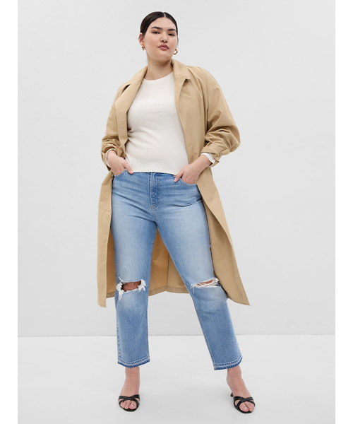 GAP(ギャップ)の「ウォッシュウェル ハイライズ チーキー ストレートデニム(デニムパンツ・レディース・ライトインディゴブルー・24/25/26/27/28/29/30/23)」の11枚目の写真