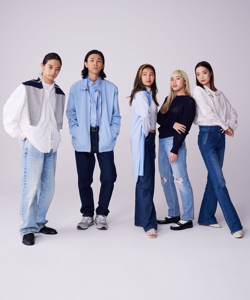 GAP(ギャップ)の「ウォッシュウェル ハイライズ チーキー ストレートデニム(デニムパンツ・レディース・ライトインディゴブルー・24/25/26/27/28/29/30/23)」の5枚目の写真