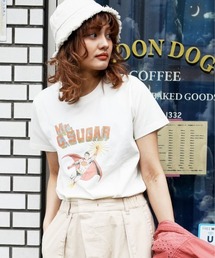 CUBE SUGAR（キューブシュガー）の「OE天竺ヒーロープリントTシャツ（Tシャツ/カットソー）」