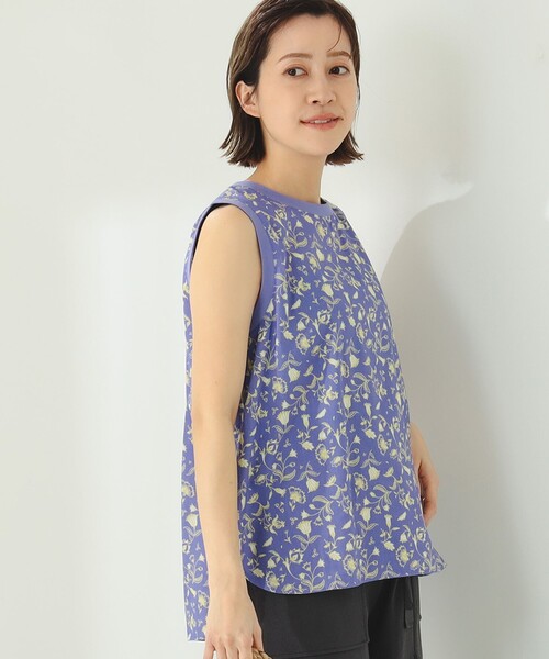 B:MING by BEAMS(ビーミングバイビームス)の「B:MING by BEAMS / 総柄 プリント ブラウス(シャツ/ブラウス・レディース・ブルー/オレンジ/ラベンダー/ライム・SMALL/MEDIUM)」の3枚目の写真