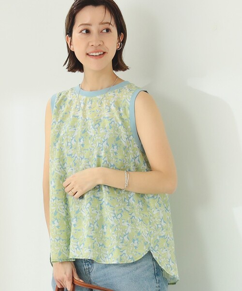 B:MING by BEAMS(ビーミングバイビームス)の「B:MING by BEAMS / 総柄 プリント ブラウス(シャツ/ブラウス・レディース・ブルー/オレンジ/ラベンダー/ライム・SMALL/MEDIUM)」の10枚目の写真