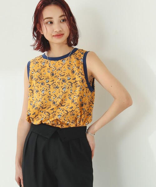 B:MING by BEAMS(ビーミングバイビームス)の「B:MING by BEAMS / 総柄 プリント ブラウス(シャツ/ブラウス・レディース・ブルー/オレンジ/ラベンダー/ライム・SMALL/MEDIUM)」の15枚目の写真