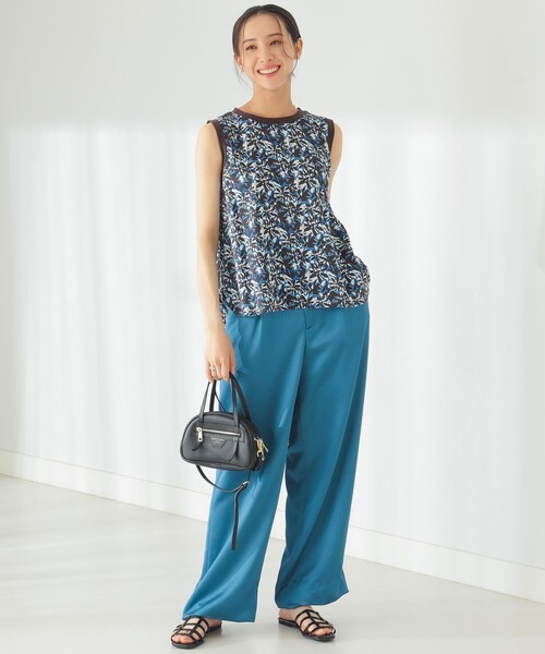 B:MING by BEAMS(ビーミングバイビームス)の「B:MING by BEAMS / 総柄 プリント ブラウス(シャツ/ブラウス・レディース・ブルー/オレンジ/ラベンダー/ライム・SMALL/MEDIUM)」の16枚目の写真