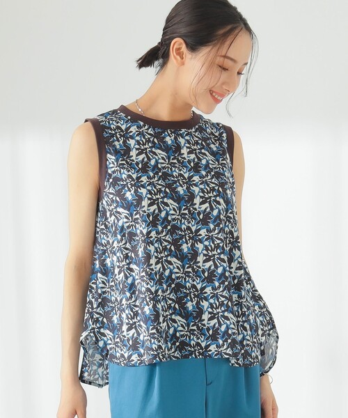 B:MING by BEAMS(ビーミングバイビームス)の「B:MING by BEAMS / 総柄 プリント ブラウス(シャツ/ブラウス・レディース・ブルー/オレンジ/ラベンダー/ライム・SMALL/MEDIUM)」の19枚目の写真