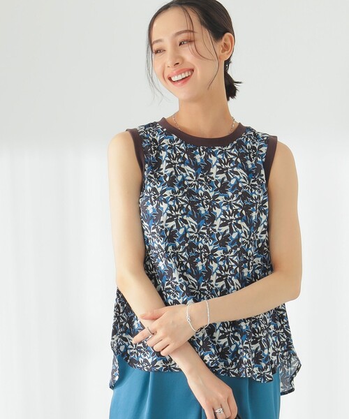 B:MING by BEAMS(ビーミングバイビームス)の「B:MING by BEAMS / 総柄 プリント ブラウス(シャツ/ブラウス・レディース・ブルー/オレンジ/ラベンダー/ライム・SMALL/MEDIUM)」の20枚目の写真