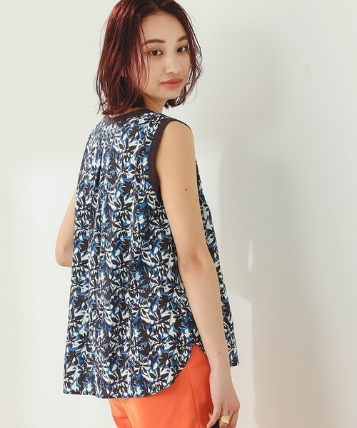 B:MING by BEAMS(ビーミングバイビームス)の「B:MING by BEAMS / 総柄 プリント ブラウス(シャツ/ブラウス・レディース・ブルー/オレンジ/ラベンダー/ライム・SMALL/MEDIUM)」の22枚目の写真