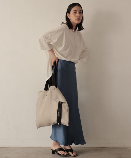 Chaos（カオス）の「Chaos(カオス)/Chaosオリジナルエコバック（エコバッグ/サブバッグ・レディース・ベージュ/ブラック/アイボリー・FREE）」の10枚目の写真