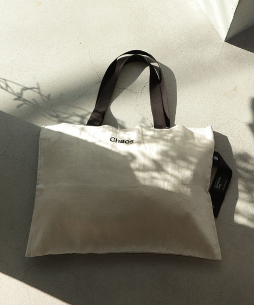Chaos（カオス）の「Chaos(カオス)/Chaosオリジナルエコバック（エコバッグ/サブバッグ・レディース・ベージュ/ブラック/アイボリー・FREE）」の16枚目の写真