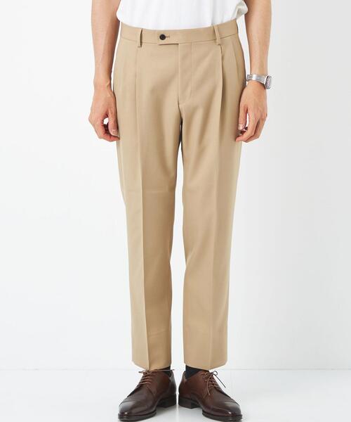 green label relaxing（グリーンレーベルリラクシング）の「TW ツイル 2プリーツ スラックス（スラックス・メンズ・オリーブ/ベージュ・XS/S/M/L/XL）」の7枚目の写真