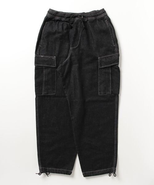 WESTSEA(ウエストシー)の「デニム イージーカーゴパンツ(カーゴパンツ・メンズ・ブルー/ブラック/インディゴブルー/ブラック系その他/ブルー系その他・XL/M/L)」の2枚目の写真