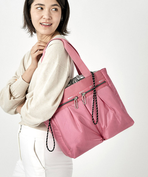 LeSportsac（レスポートサック）の「DRAWSTRING TOTE リップスティック