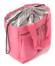 レスポ　大草直子コラボ　DRAWSTRING TOTEリップスティックピンク DRAWSTRING TOTE リップスティックピンクC｜レスポートサックの