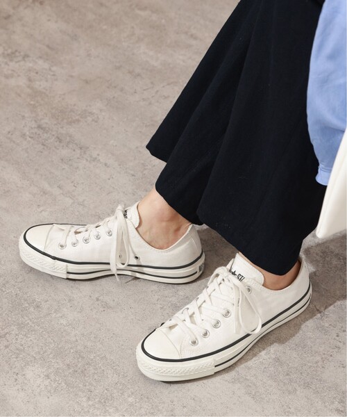 CONVERSE ALL STAR（コンバースオールスター）の「【CONVERSE/コンバース】ALL STAR J OX：スニーカー（その他シューズ・レディース・ホワイト/ブラック・25cm/23.5cm/23cm/22.5cm/24cm/24.5cm）」の7枚目の写真