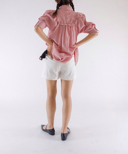 Charles Chaton（シャルルシャトン）の「dream pearl mini dress ドリームパール ミニドレス（ワンピース・レディース・レッド/サックスブルー・36/34）」の21枚目の写真