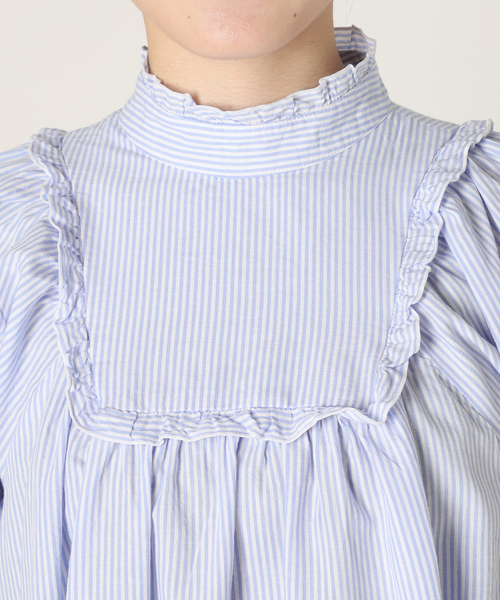 Charles Chaton（シャルルシャトン）の「dream pearl mini dress ドリームパール ミニドレス（ワンピース・レディース・レッド/サックスブルー・36/34）」の4枚目の写真