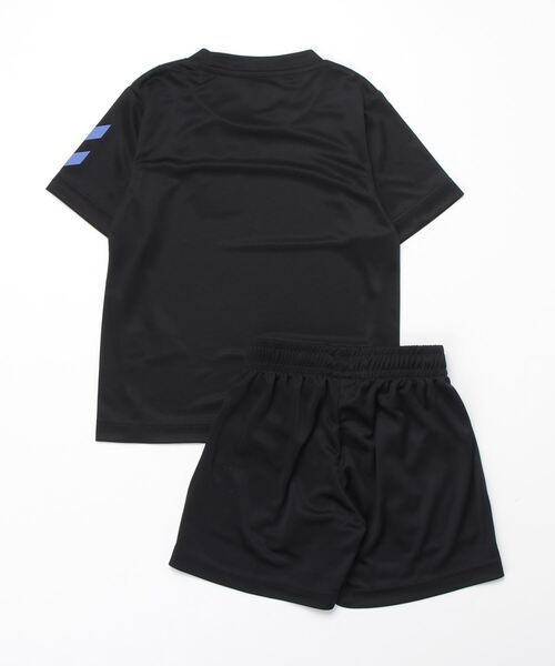 hummel（ヒュンメル）の「ヒュンメル hummel ジュニアプラクティススーツ（Tシャツ/カットソー・キッズ・ネイビー/ブルー/ブラック・140cm/150cm/160cm/130cm/120cm）」の4枚目の写真