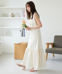 ECRIRE | 1枚で楽ちん。フレアジャンパースカート(ジャンパースカート)