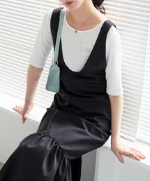 ECRIRE | フレアジャンパースカート(ジャンパースカート)