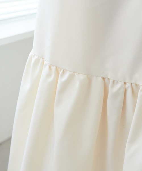 ECRIRE（エクリール）の「フレアジャンパースカート（ジャンパースカート・レディース・ブラック/オフホワイト・M/L）」の19枚目の写真