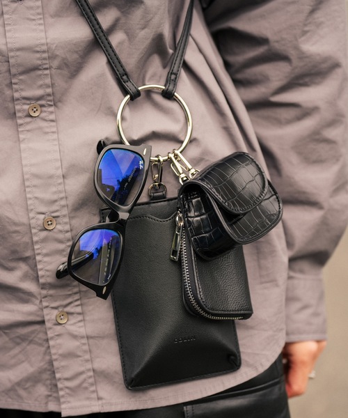 COLIN（コリン）の「COLIN:Benjamin RING HANDLE MULTI SHOULDER リングハンドル マルチ ショルダー バッグ スマホショルダー（ショルダーバッグ・メンズ・ブラウン/ブラック・FREE）」の17枚目の写真