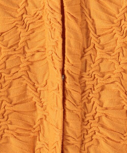 Steven Alan(スティーブンアラン)の「<Steven Alan>SHRINK JERSEY HALF SLEEVE CARDIGAN/カーディガン(カーディガン/ボレロ・レディース・オフホワイト/ブラック/オレンジ・FREE)」の14枚目の写真